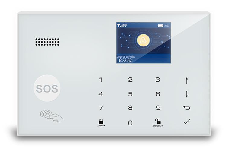 Smart alarm keypad and sensors