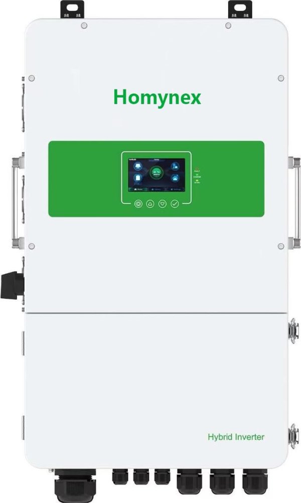 Homynex solar storage inverter with MPPT tracking and pure sine-wave output